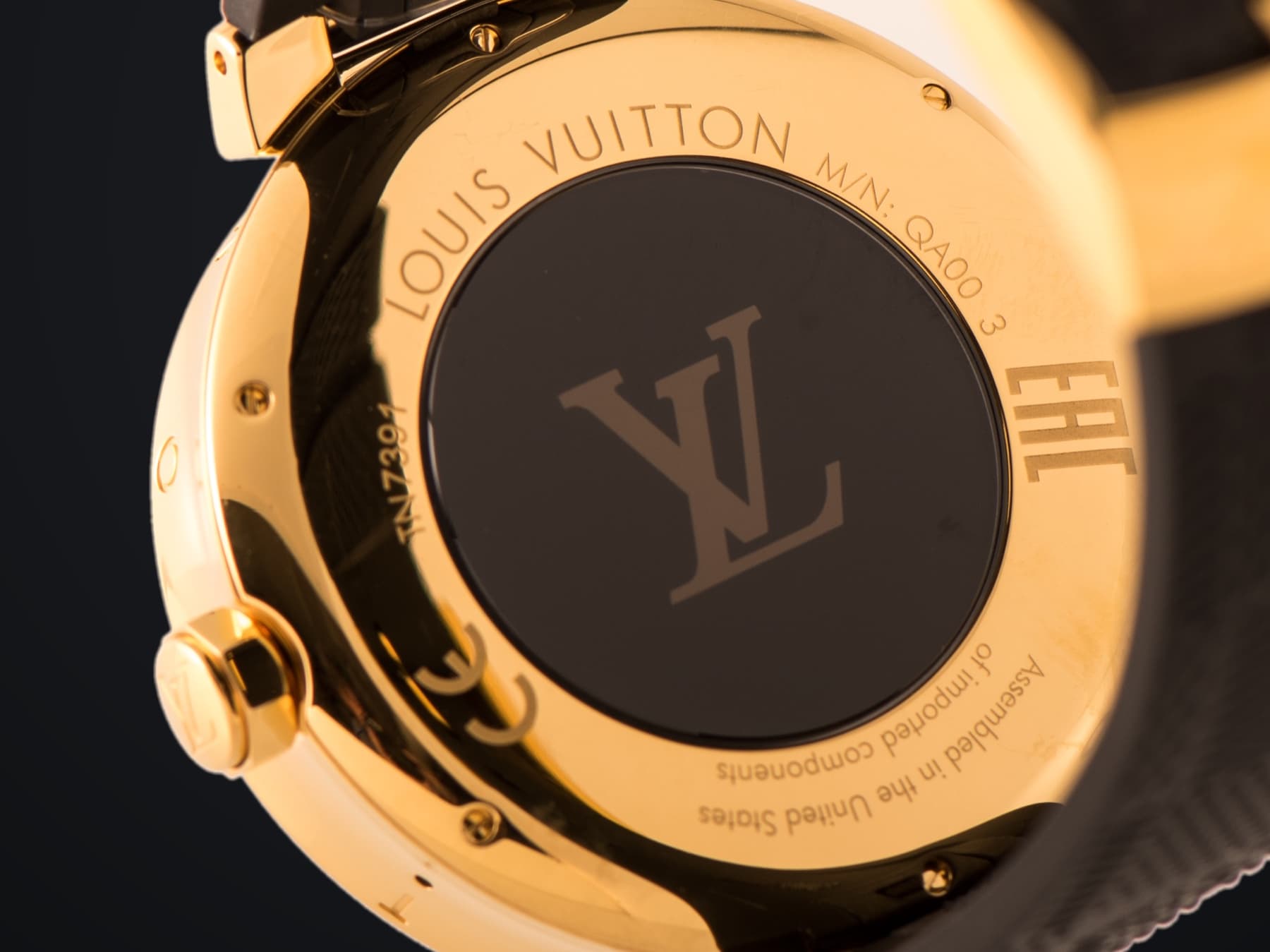Gold plated part